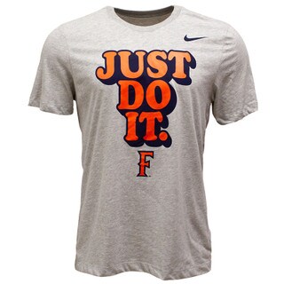 Nike Just Do It Cotton Tee - Dark Heather